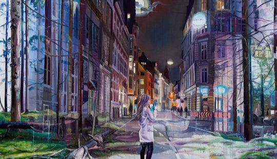 Dreams, reality, desolation and urban studies in the fantastic paintings by the artist Jacob Brostrup