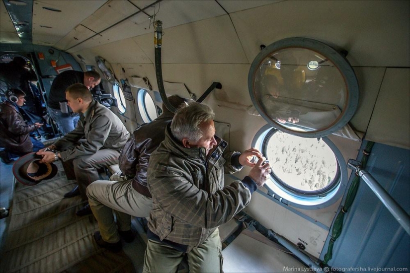 Dress rehearsal for the Victory Parade and Moscow from a helicopter