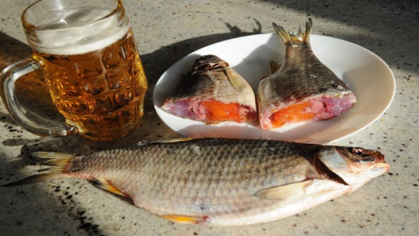 Dried, cured, smoked: as fish lovers to beer to protect themselves from parasites and cancer
