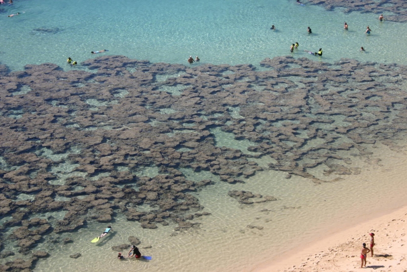 Earthly paradise - Hawaiian beach inside an ancient crater