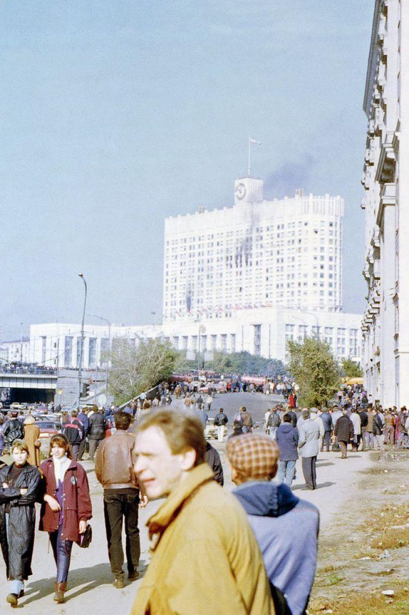 Ejecución de la Casa de los Soviets el 4 de octubre de 1993