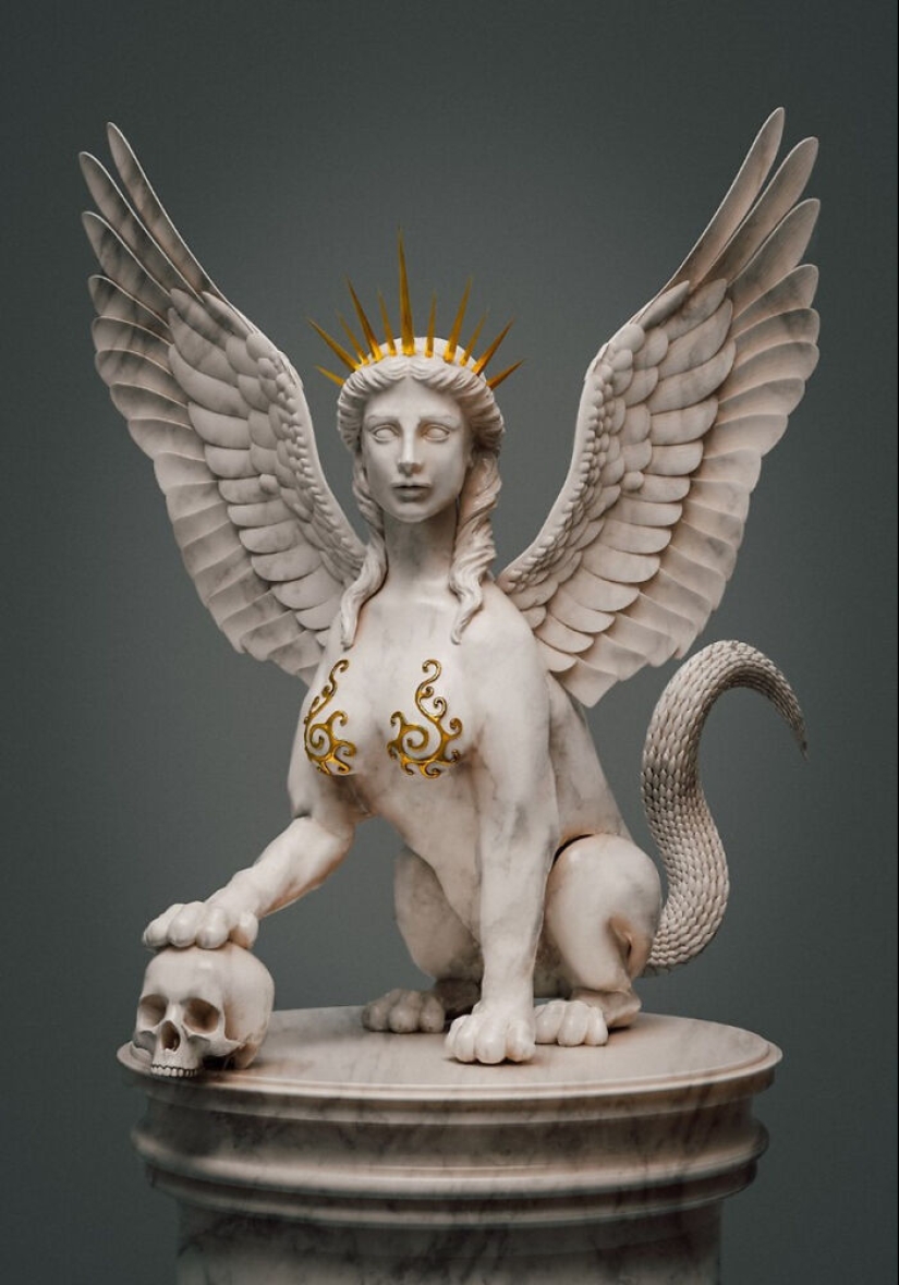 El arte sensual se encuentra con la belleza divina: mis interpretaciones en 3D de diosas clásicas