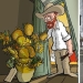El artista pintó cómo ve la vida de Van Gogh