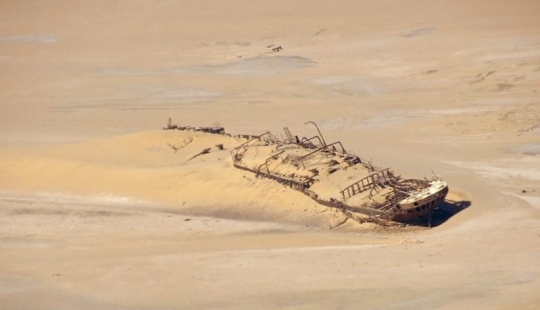 El barco más famoso del desierto.