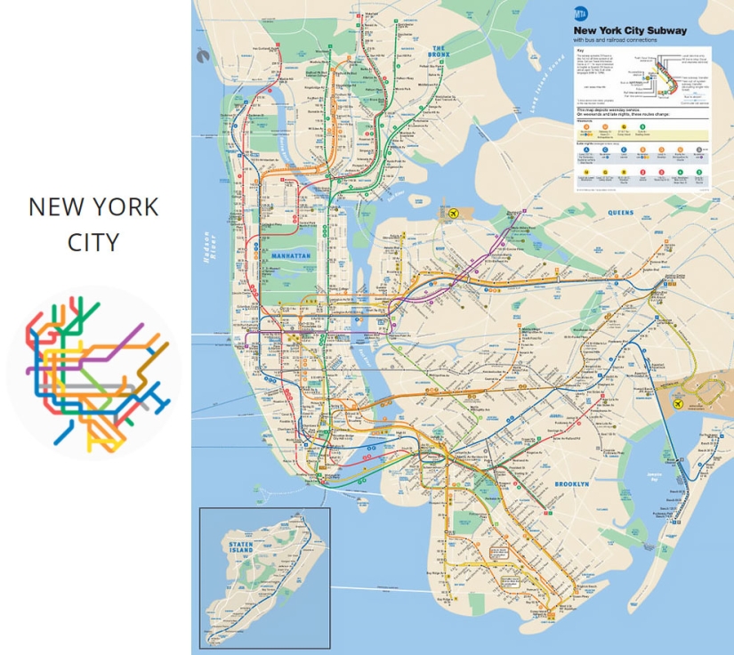 El diseñador convirtió los esquemas del metro mundial en símbolos minimalistas