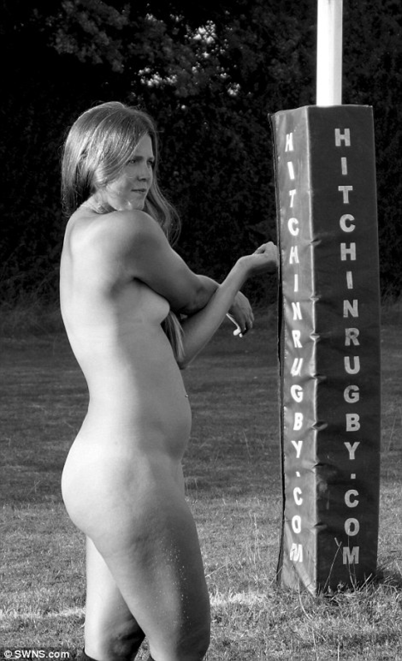 El equipo británico de rugby femenino despegó desnudo para el calendario