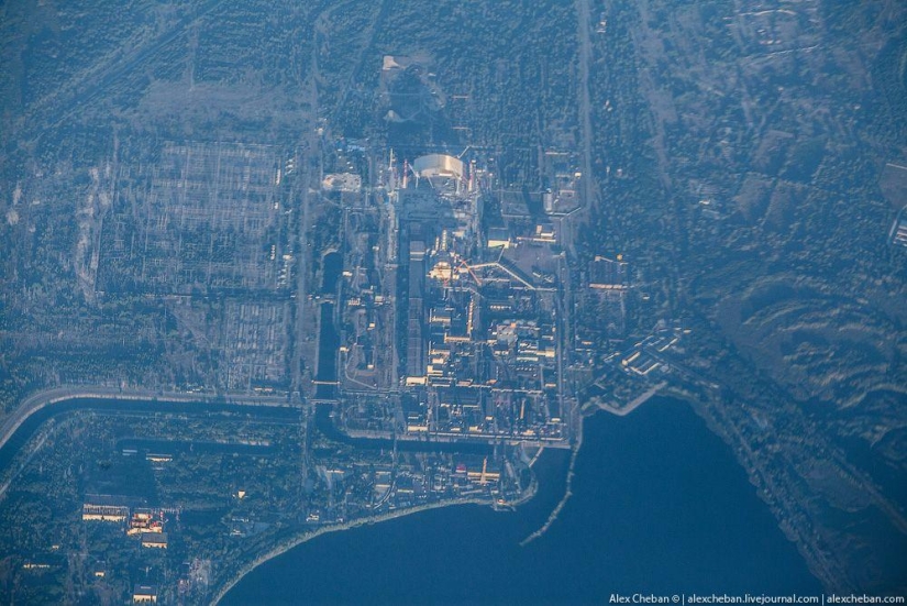 El fantasma de Chernobyl en una mañana de agosto: una vista desde arriba