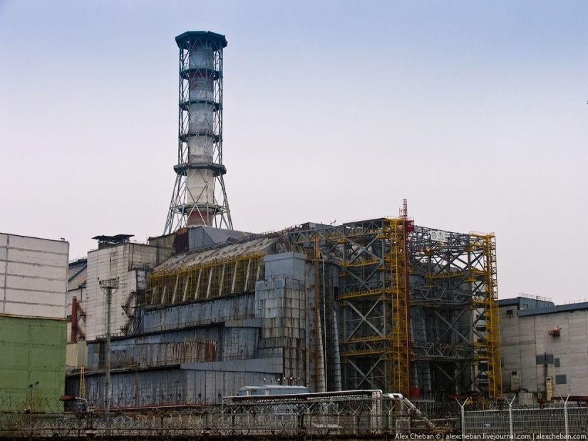 El fantasma de Chernobyl en una mañana de agosto: una vista desde arriba