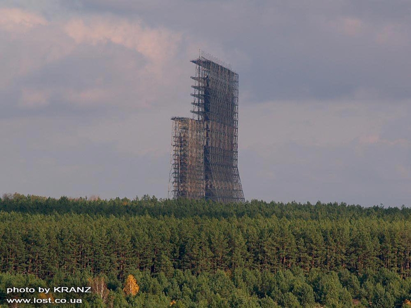 El fantasma de Chernobyl en una mañana de agosto: una vista desde arriba