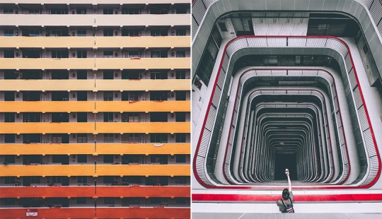 El fotógrafo de 20 años fotografía paisajes urbanos verdaderamente vertiginosos en diferentes países