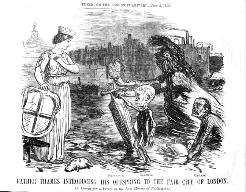 El &quot;gran hedor&quot; en Londres: cómo el desastre medioambiental del siglo XIX impulsó el progreso