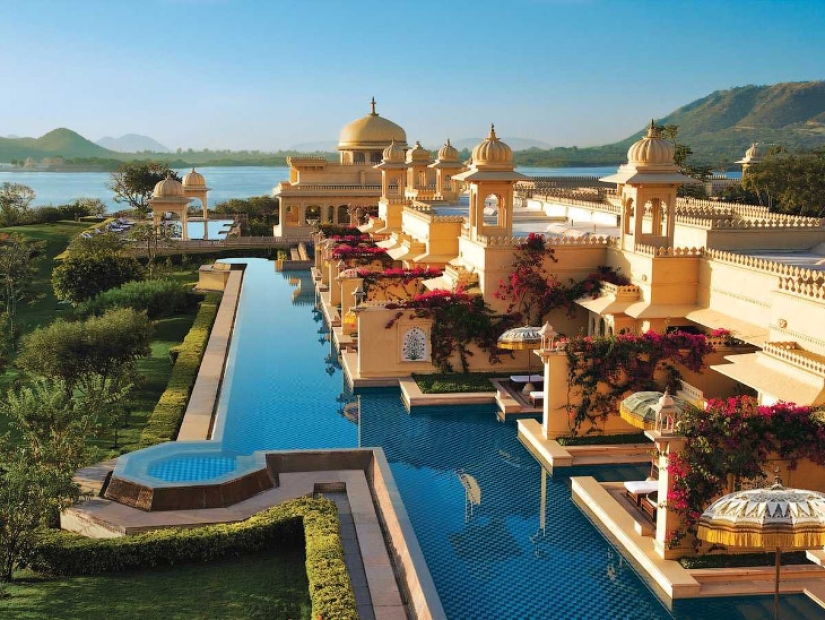 El hotel más lujoso de la India.