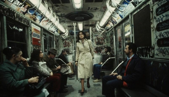 El metro y los viajeros de Nueva York en 1981