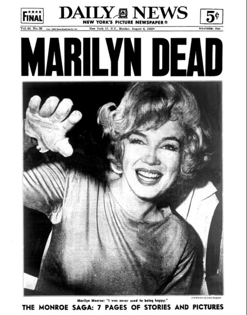 El misterio de la muerte de Marilyn Monroe: 7 versión inesperada de la muerte de la actriz