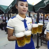 El primer festival de la cerveza se celebró en Corea del Norte, y fue incluso divertido