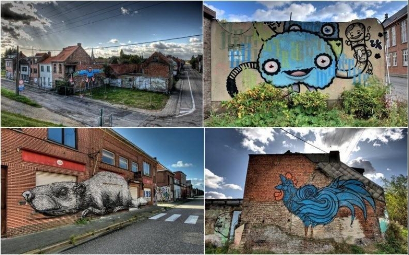 El pueblo abandonado de Doel y su asombroso arte callejero