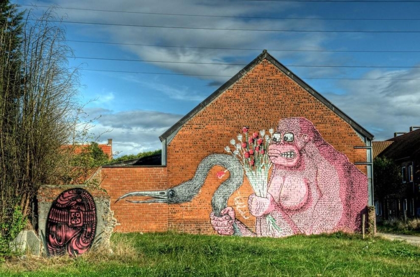 El pueblo abandonado de Doel y su asombroso arte callejero