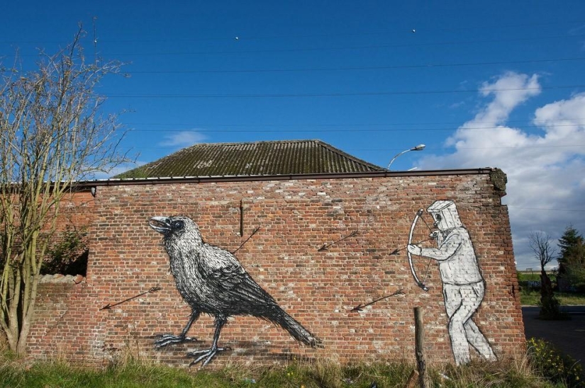 El pueblo abandonado de Doel y su asombroso arte callejero