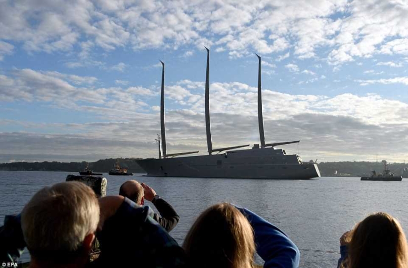 El yate de vela más grande del mundo del multimillonario Melnichenko por $ 400 millones