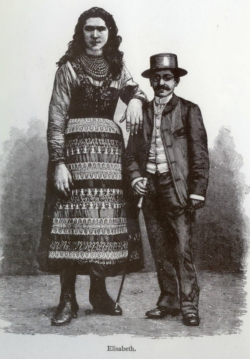 Elizabeth Lysko is the tallest girl of the Russian Empire, and possibly the world