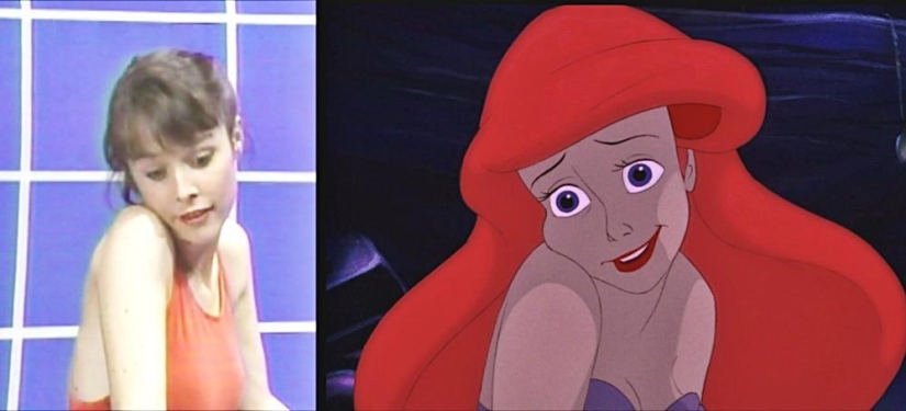 Emotions and movements of real actors, from which Ariel and Prince Eric from Disney&#39;s &quot;The Little Mermaid&quot; were drawn