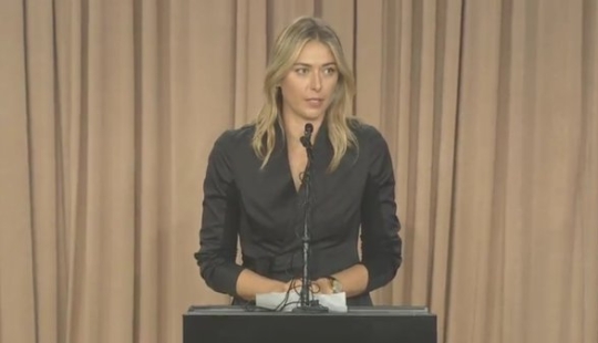 End of career: Maria Sharapova found doping End of career: Maria Sharapova found doping
