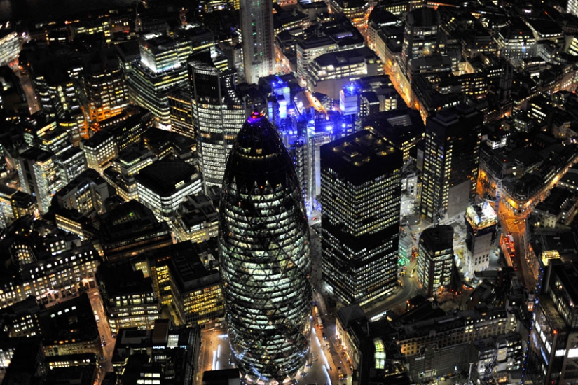 Energy-consuming London from a bird's eye view