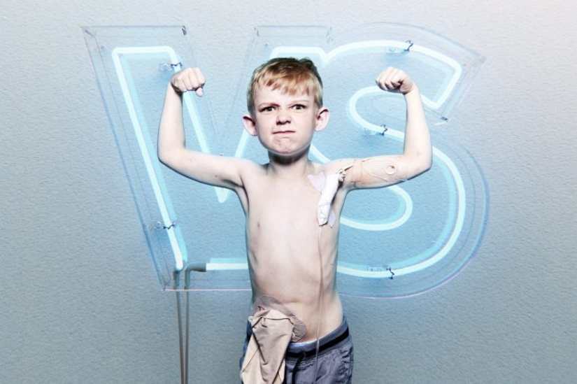 Enfermo no significa débil: los niños en el hospital muestran lo que es el coraje