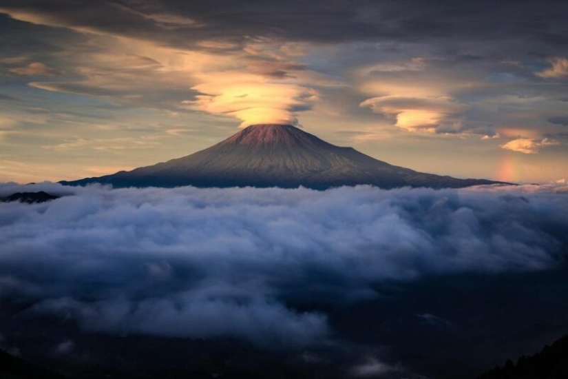 Enfermo terminal Fuji: baker Hasimuki Makoto y su foto de la montaña sagrada