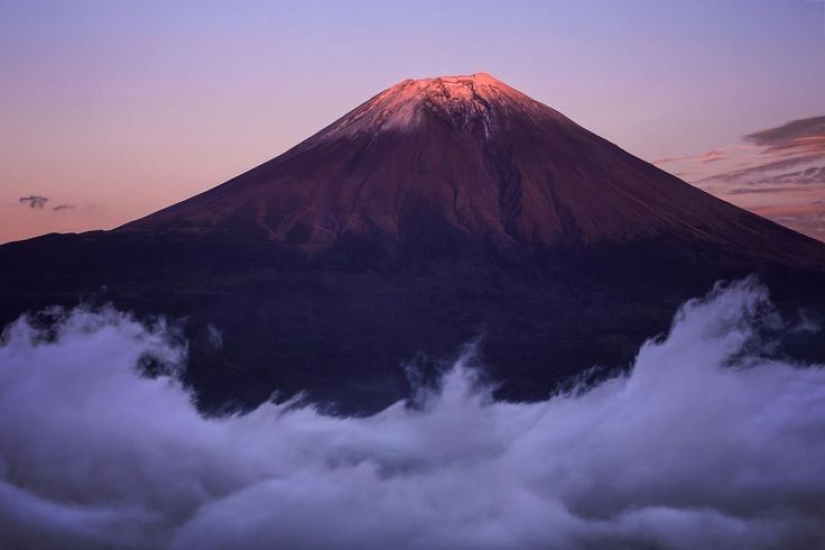 Enfermo terminal Fuji: baker Hasimuki Makoto y su foto de la montaña sagrada