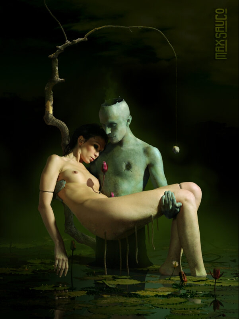 Erotic surrealism in the works of max Sauco from Irkutsk