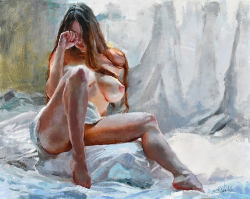Erotica from the master of modern impressionism Eric Wallis