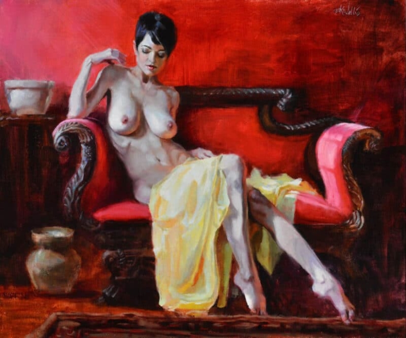 Erotica from the master of modern impressionism Eric Wallis