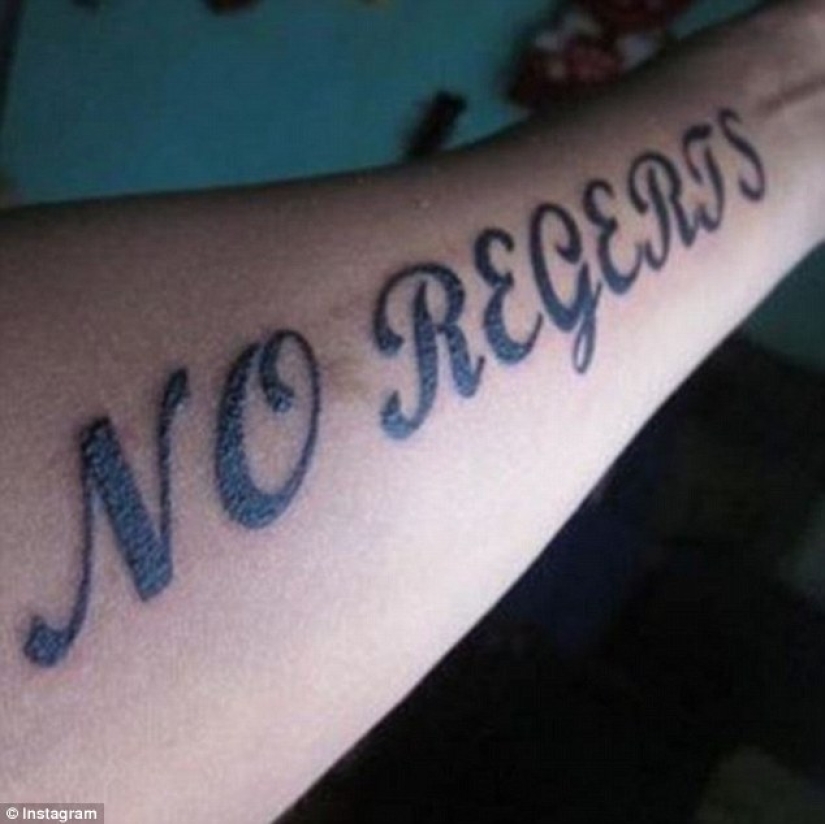 Errores que solo se pueden borrar con sangre: tatuajes fallidos