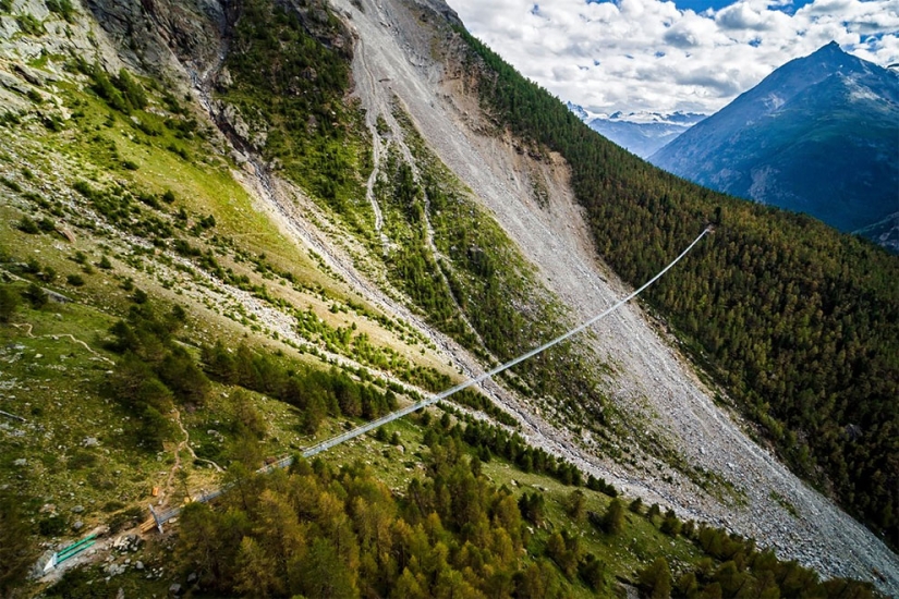 Es mejor no mirar hacia abajo: Europabruecke es el puente colgante más largo del mundo
