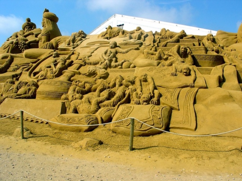 Esculturas de arena que sorprenderán hasta la imaginación más sofisticada