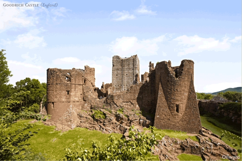 Espectacular restauración de GIF: cómo se veían los castillos británicos en su apogeo