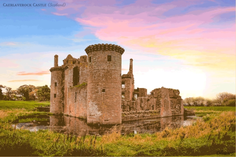 Espectacular restauración de GIF: cómo se veían los castillos británicos en su apogeo