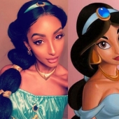 Esta chica es la encarnación viviente de la princesa Jasmine de "Aladdin"de Disney