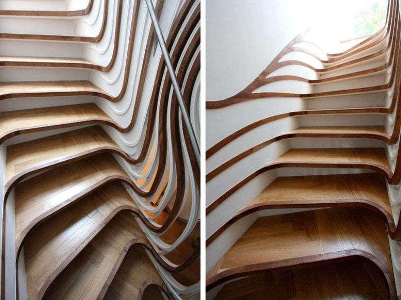 Estas escaleras inusuales