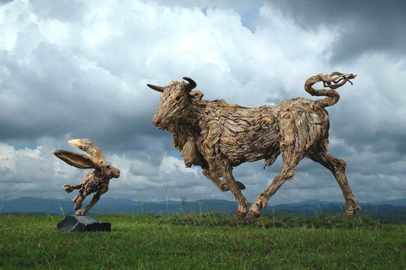 Estas esculturas parecen estar vivas… Nunca creerás de qué están hechas