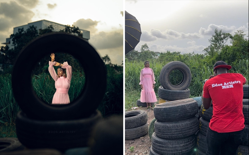 Este fotógrafo revela los escenarios de su sesión de fotos para mostrar cómo se toman sus hermosas imágenes