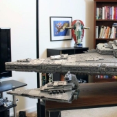 Este hombre construyó una nave espacial de Star Wars con Lego