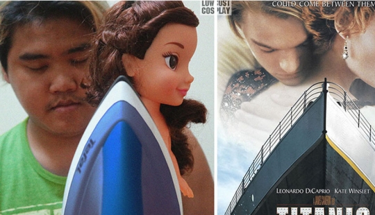 Este tipo hace cosplay barato, enojado y con materiales improvisados