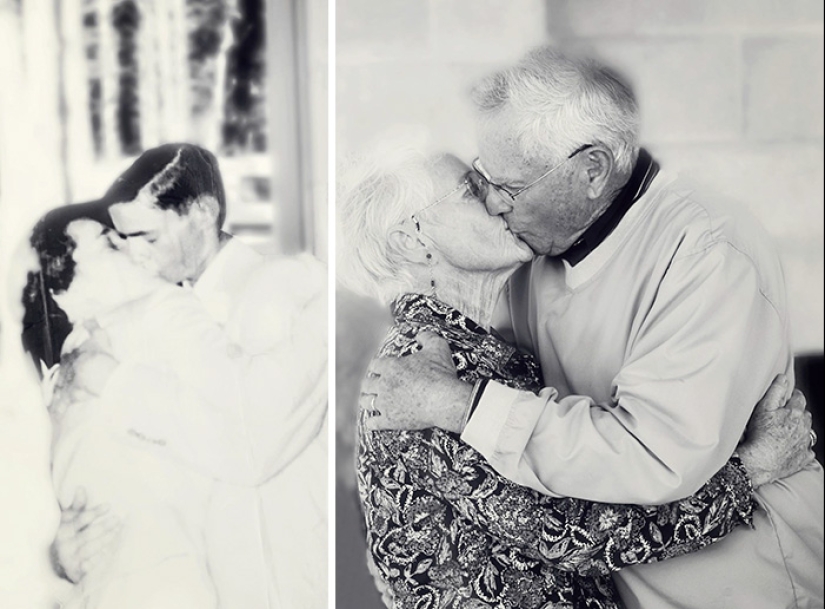 Eternal love: couples remaking my old photos many years later