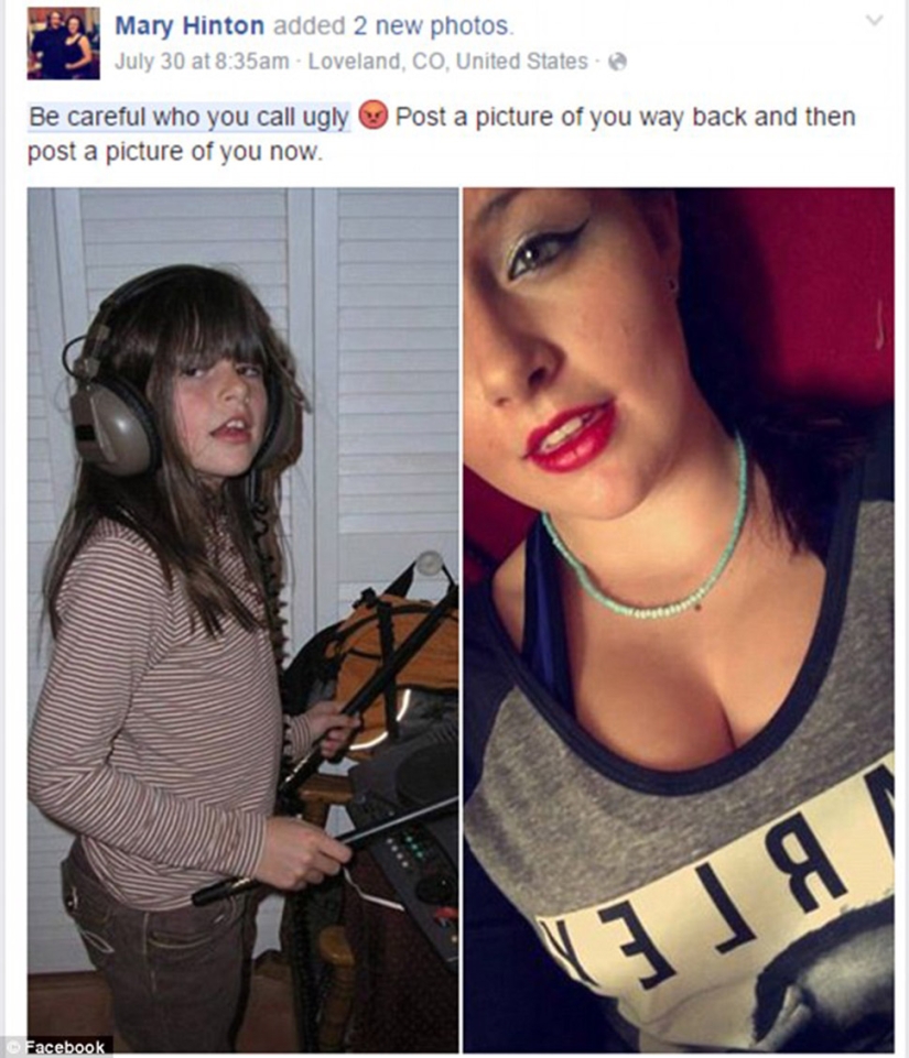 Ex "patitos feos" comparten fotos de antes y después como parte de un flash mob en Facebook