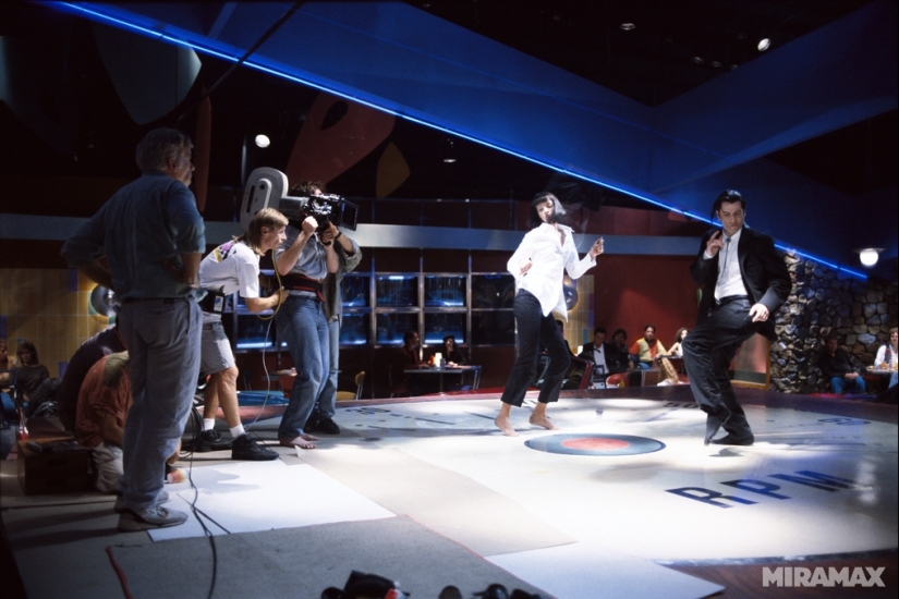 Exclusive footage from the filming of &quot;Pulp Fiction&quot;