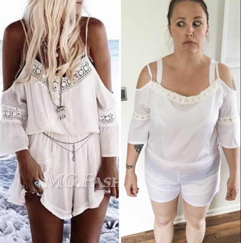 Expectation and reality: 25 incredible online shopping