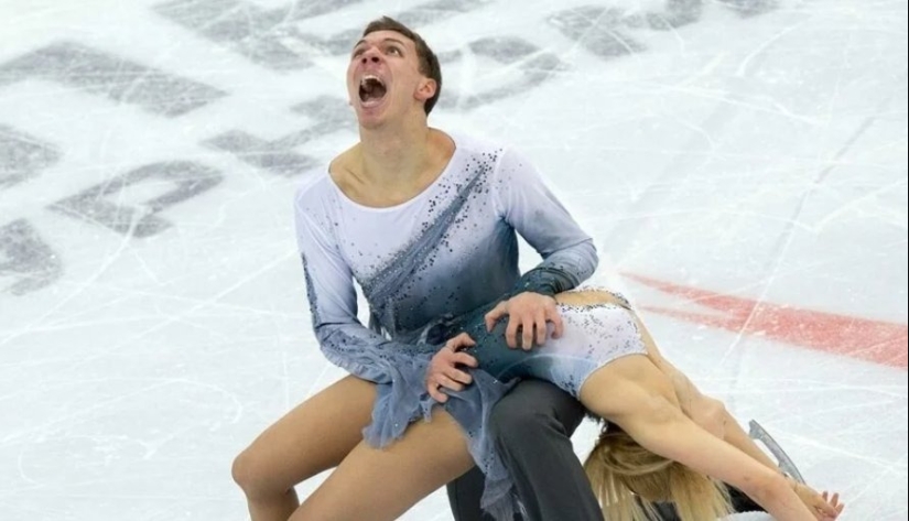Expresiones faciales divertidas: 10 fotos heroicas de patinadores de la competencia