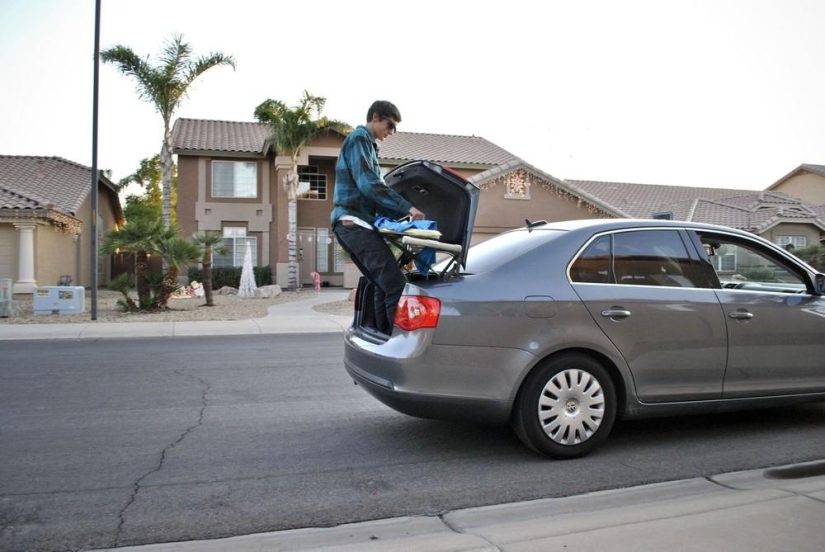 extreme ironing